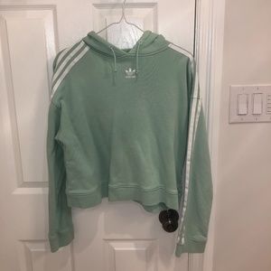 Adidas Cropped hoodie!